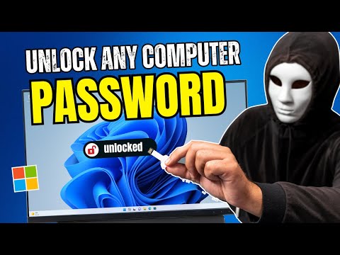 How to UNLOCK Any Windows Computer⚡PASSWORD Using this USB