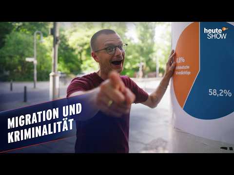 Deutschland wird immer krimineller und die Migration ist schuld!!! Oder doch nicht? | heute-show