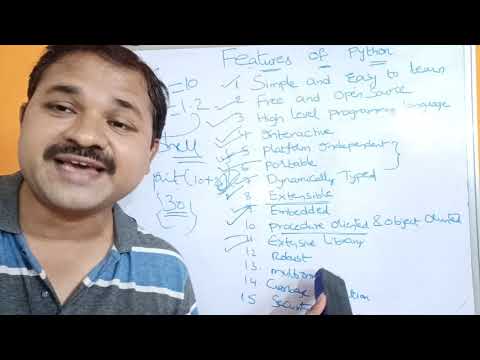 Features Of Python Programming Language || Introduction to Python