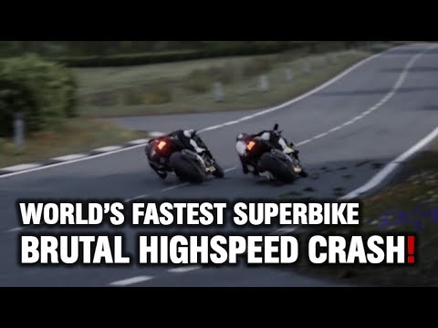 Isle of Man TT - Most Brutal Highspeed Crashes!