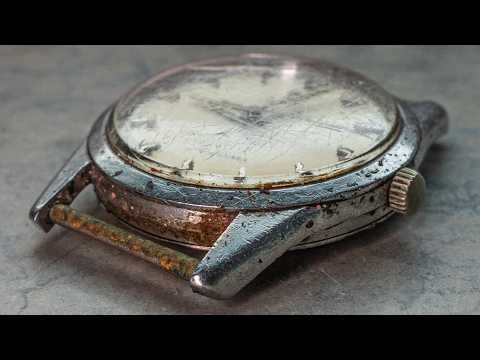 Lifetime-Abused 1961 Omega Watch Restoration – Welding Heavy Case Damage - Automatic Seamaster