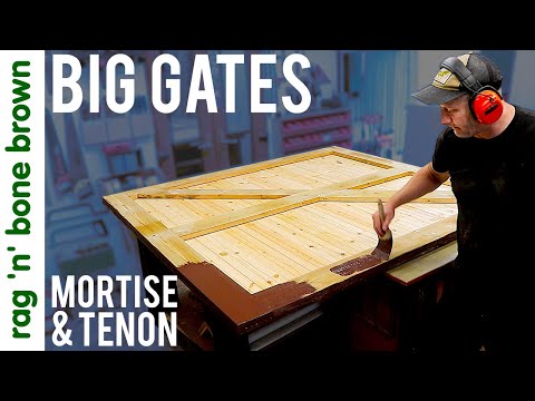 Three Big Gates, Using Salvaged Wood!