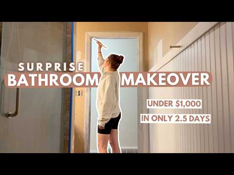 EXTREME Bathroom Makeover On A Budget!