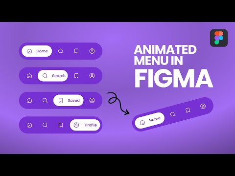 Animated Menu Bar in Figma - Prototyping Tutorial