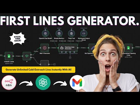 This AI Agent Writes Unique Cold Email Opens in Seconds!