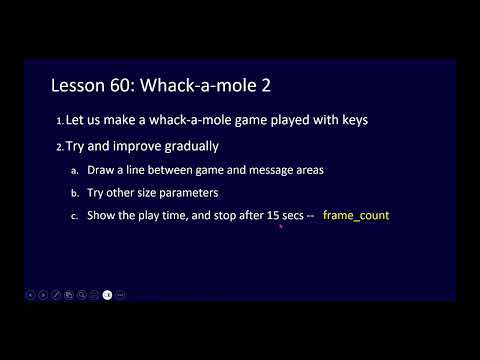 Python Challenge for ALL, Lesson 60: Whack-a-mole 2
