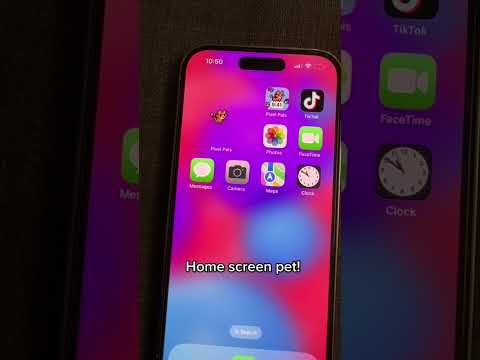 iPhone home screen pet!