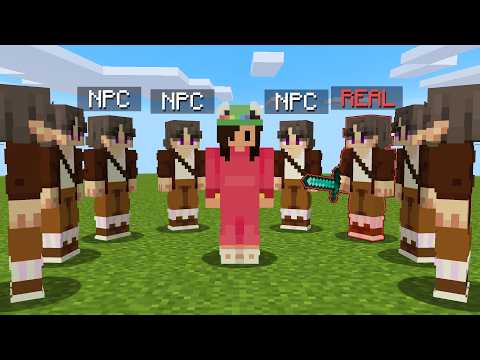 Act like an NPC or you LOSE... (Minecraft Secret Hunter)