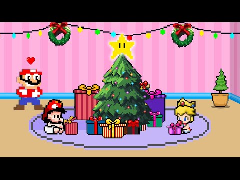 Mario Collects 999 Christmas Presents for Baby Peach & Mario in Super Mario Bros.