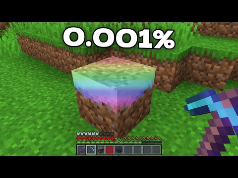 I Found Minecraft's Rarest Blocks