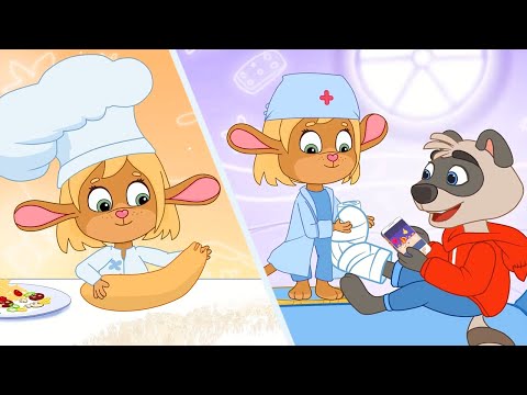 Забезу. Уши с хвостиком – Серия 24 – Кем стать? 💼❓– Мультфильм о дружбе