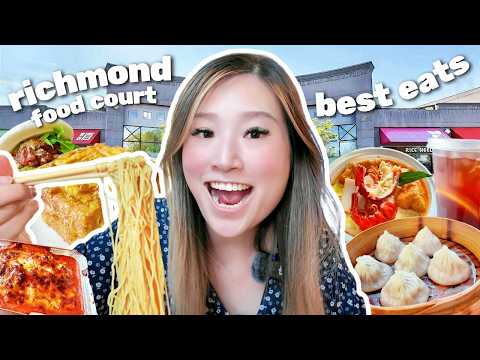 RICHMOND FOOD COURT TOUR! Best Asian Eats in Vancouver 🥡 Part 1