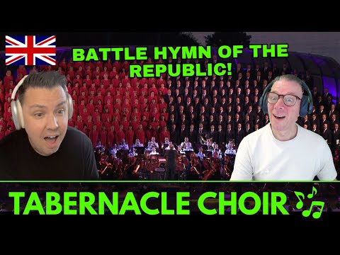 BRITS REACT to "Battle Hymn of the Republic" w/ the Mormon Tabernacle Choir LIVE from West Point