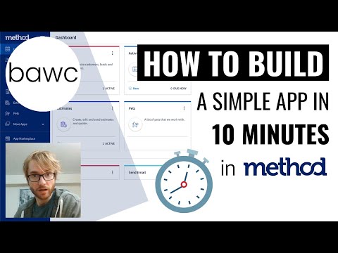 How to Build a Simple App in Method in ONLY 10 Minutes! - Method CRM Tutorial