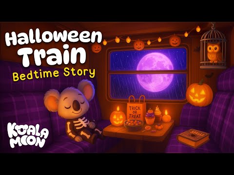The Cozy Halloween Train 🚂 🎃 Sleepy Bedtime Story for Kids 😴