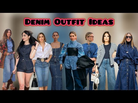 Denim Outfit Ideas That Will Never GoOut of Style II 🔥Stylish Looks YouMust Try || #outfitideas 