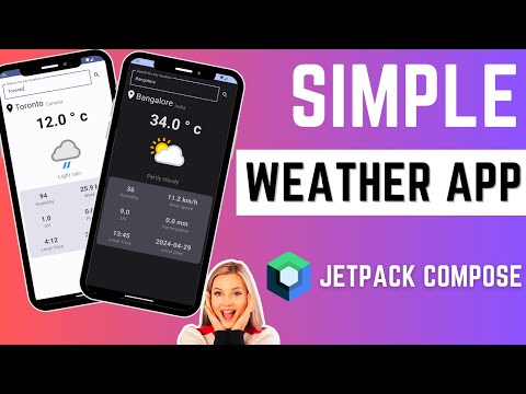 Weather app with Retrofit 🔥 | Android Studio | Jetpack Compose 2024