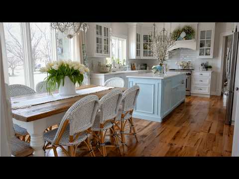 2026 Romantic Shabby Chic Spring Home Tour | Timeless Blue & White Cottage Elegance