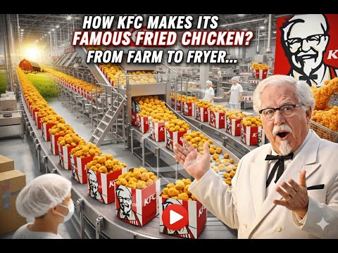 How KFC Makes Its Famous Fried Chicken?From Farm to Fryer