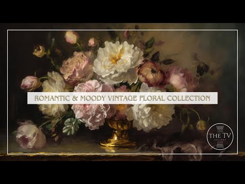 Romantic Floral Collection | 4K TV Frame Art Screensaver | Romantic Floral Inspired Art | 6 Scenes