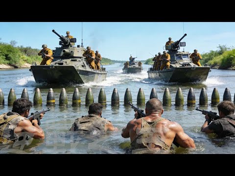 Guerrillas planted bombs underwater! Japanese passed by, the instant blast caught them off guard!