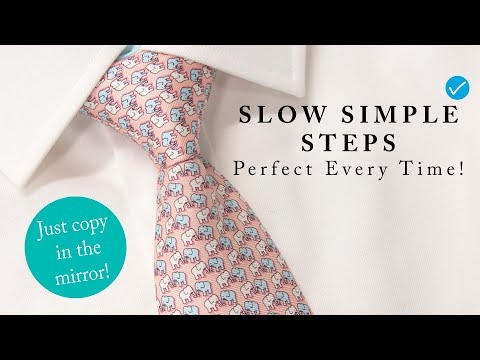 How to tie a tie - The Full Windsor Tie Knot (Double Windsor) Easy Method