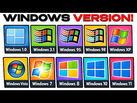 Every Windows Version Explained in 9 Minutes!