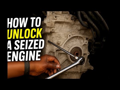 How to Unlock a Seized Engine & Remove Torque Converter Bolts