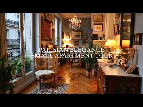 Sophisticated Small Apartment with Artistic Parisian Interior Styling