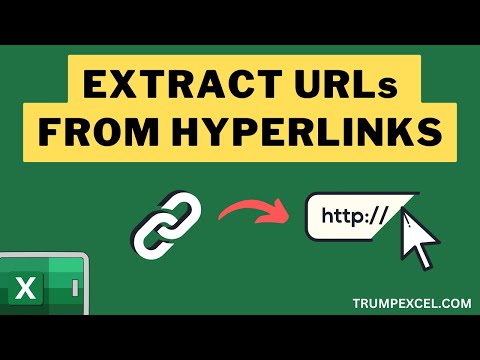 Extract URLs from Hyperlinks in Excel (2 Easy Ways)