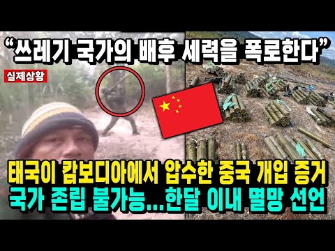 "Exposing the power behind this trash state": Thailand seizes evidence of Chinese intervention fr...