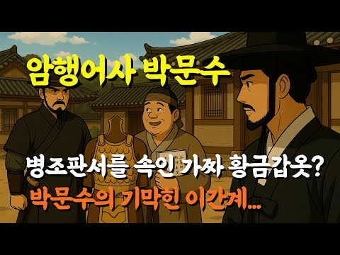 [암행어사 박문수이야기](중간광고 없음)재물을 탐낸 병조판서를 파멸시킨 '황금 갑옷'의 정체는? | 박문수의 기막힌 이간계와 밝혀진 충심 #박문수암행어사 #수면이야기 #달무리이야기
