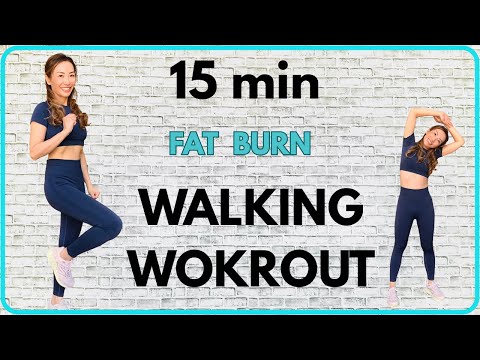 15 Min Fat Burn Walking Workout | Low Impact & Beginner Friendly