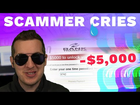Scammer Cries While Losing $5,000 To Virus