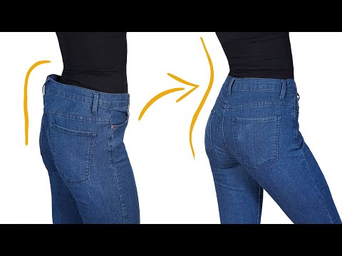How to downsize your jeans in 20 mins to fit you perfectly!