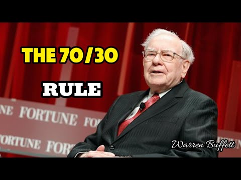 Warren Buffett: The Simple "70/30 Rule" That Builds Wealth (My Advice)