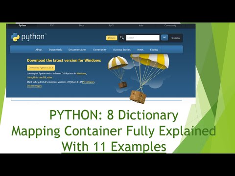 Python: 10 Dictionary - Mapping Container Fully Explained With 11 Examples