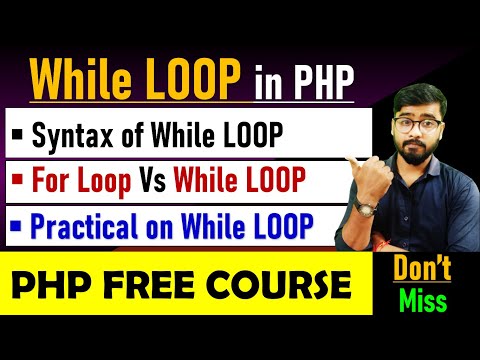 PHP Tutorial - While Loops in php | While Loop in Php in Hindi | #php_tutorial