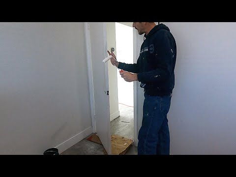 How To Paint A Flat/Smooth Door With A Roller - Easy - Fast -  Beautiful Finish