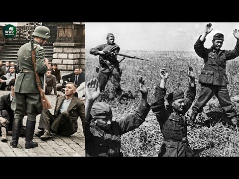 Execution of Nazis Behind the Częstochowa Massacre That Killed 500 Poles