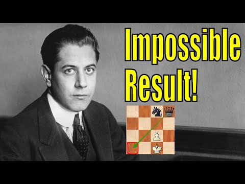 Capablanca: "I Was Completely Outplayed!"