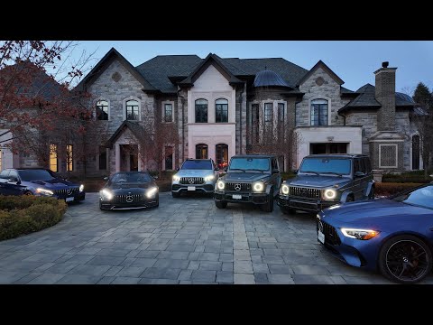 6 Friends With AMG's Go For A Drive In Toronto