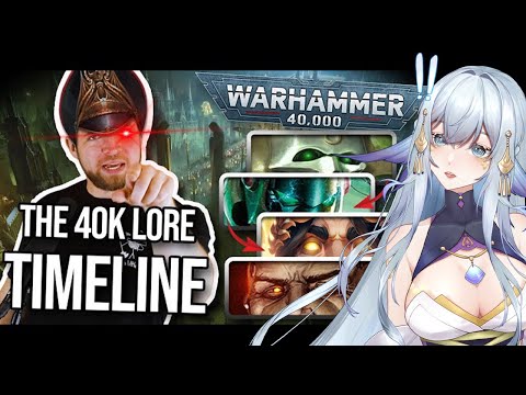 THERES SO MUCH GOING ON!! | Timeline of 40k Lore Bricky | VTuber Reacts