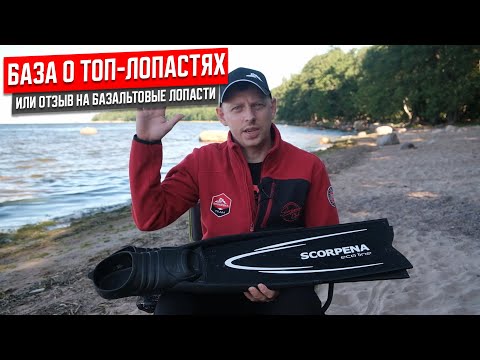 Отзыв. Базальтовые лопасти Scorpena Ecoline для подводной охоты и фридайвинга