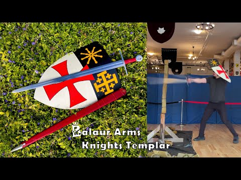 What Does An Actual Templar Sword Look & Feel Like? Balaur Arms Knights Templar Cutting & Review