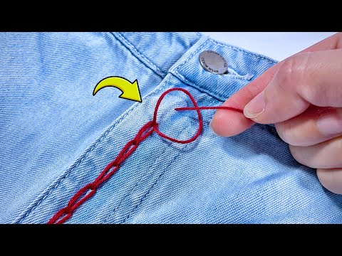 11 Sewing Tips With JEANS | Clothing REPAIR TUTORIALS (Jady Kreativ)