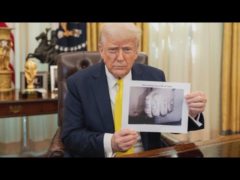 Trump Insists Kilmar Abrego Garcia has Photoshopped 'MS-13' Tattooed on Hands