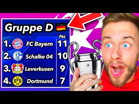 Champions League, aber GRUPPE = LAND! ๐๐