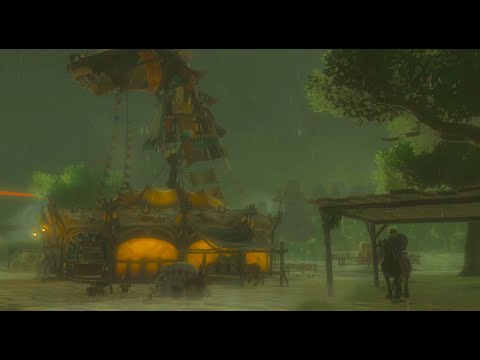 you're overthinking, just relax... (zelda music w/ heavy rain)