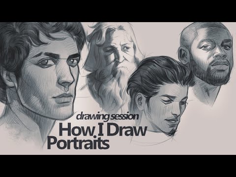 ✏️ How I Draw Portraits | Sketching and Drawing Session